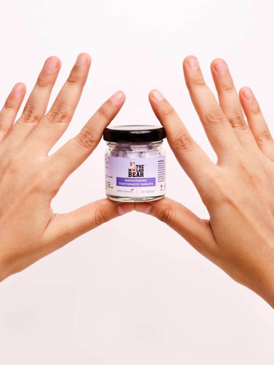 Instant Brightening Purple Toothpaste Tablets - The Molarbear